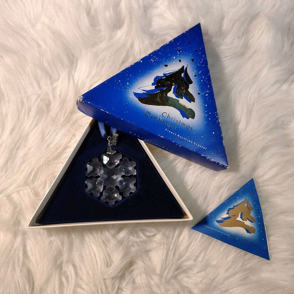 VTG 1994 Authentic Austrian Swarovski Christmas Annual Snowflake Ornament